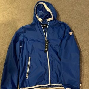 blue guess jacket